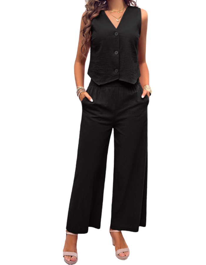 SHOPIQAT New Spring and Summer Casual Temperament Vest Suit - Premium  from shopiqat - Just $11.250! Shop now at shopiqat