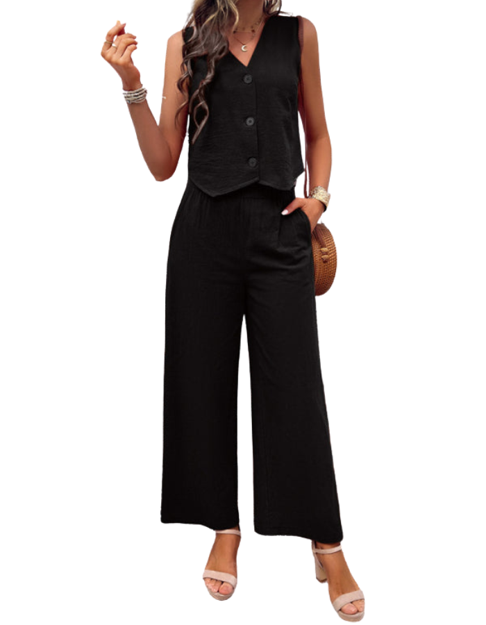 SHOPIQAT New Spring and Summer Casual Temperament Vest Suit - Premium  from shopiqat - Just $11.250! Shop now at shopiqat