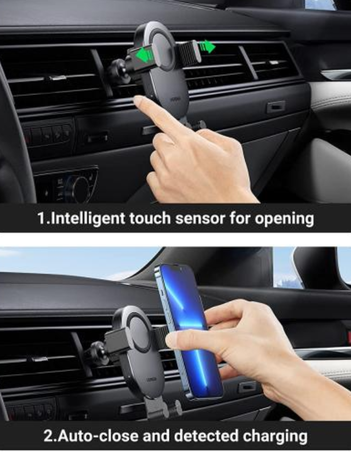 Ugreen15W Qi Induction Car Charger Wireless
