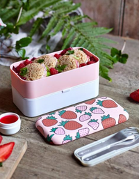 Monbento - MB Original Graphic Strawberry Bento Box