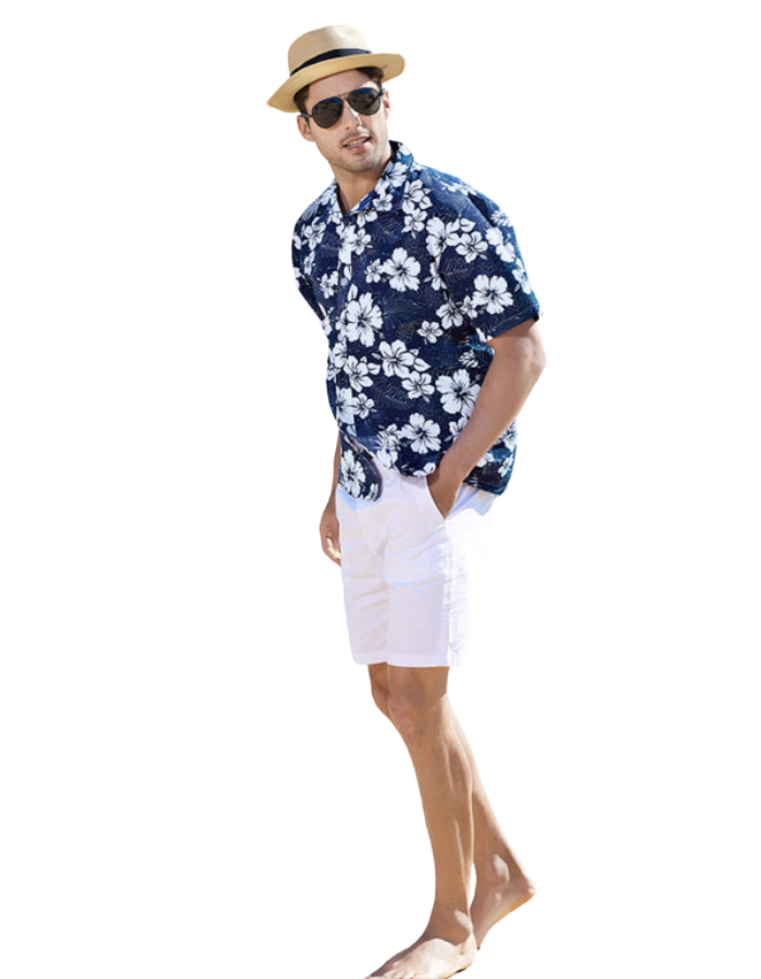 SHOPIQAT Summer New Seaside Casual Hawaiian Short-Sleeved Shirt - Premium  from shopiqat - Just $6.850! Shop now at shopiqat
