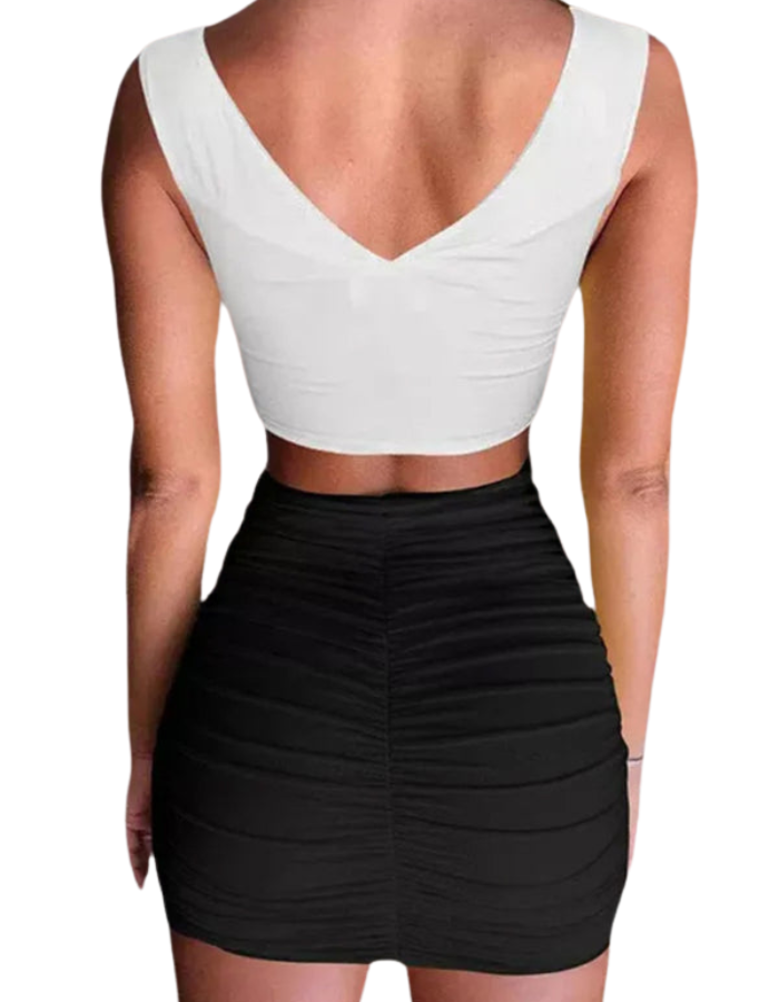 SHOPIQAT Women's Pleated Hip-Hugging Skirt - Premium  from shopiqat - Just $6.200! Shop now at shopiqat
