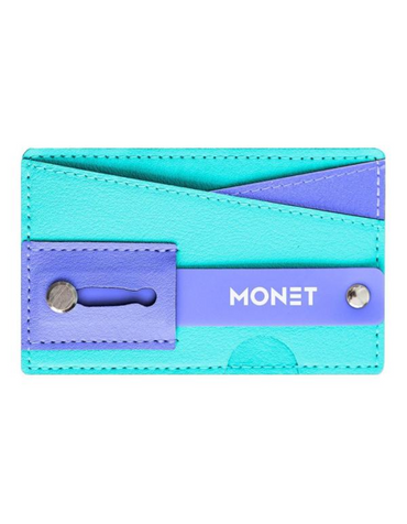 Monet Wallet Kickstand - Minty Sky