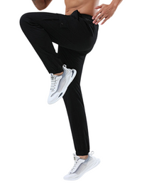 SHOPIQAT Men's Quick-Drying Elastic Casual Fitness Training Zipper Trousers - Premium  from shopiqat - Just $8.700! Shop now at shopiqat