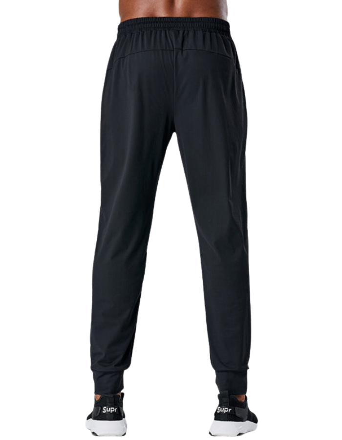 SHOPIQAT Men's Quick-Drying Elastic Casual Fitness Training Zipper Trousers - Premium  from shopiqat - Just $8.700! Shop now at shopiqat