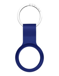Puro Apple Airtag Icon Case with Carbiner - Blue