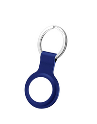 Puro Apple Airtag Icon Case with Carbiner - Blue