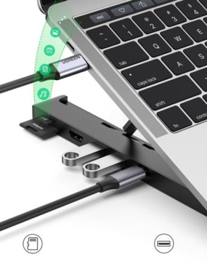 Ugreen USB C Laptop Docking Station, 4 Levels Foldable X-Kit