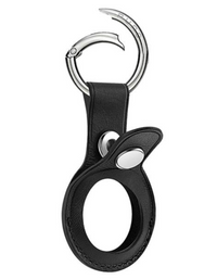 Puro Apple Airtag Sky Case with Carabiner - Black