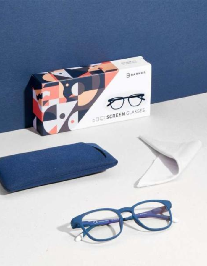 Barner Chamberi Screen Glasses - Navy Blue