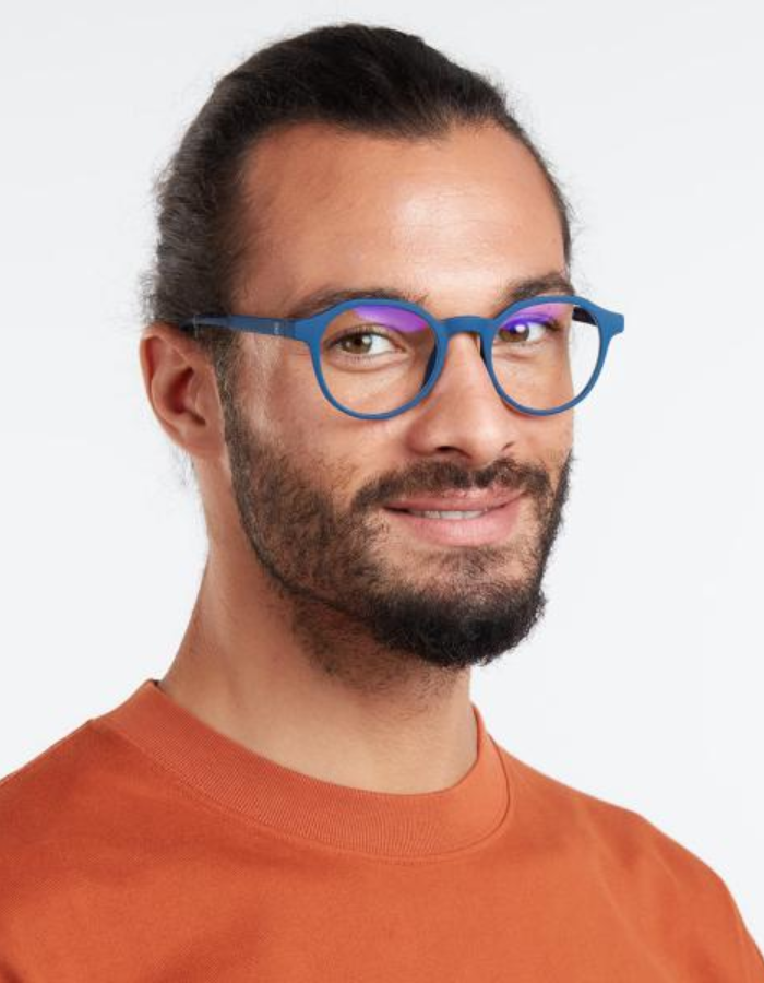 Barner Chamberi Screen Glasses - Navy Blue