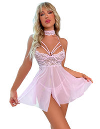 SHOPIQAT Lace Mesh Temptation Lingerie
