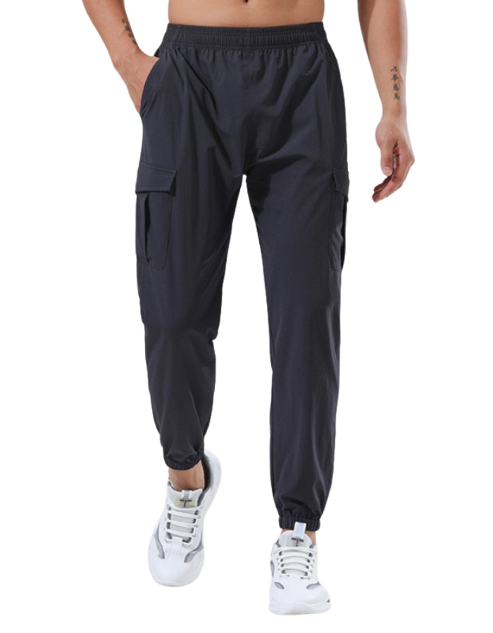 SHOPIQAT Men's Quick-Drying Elastic Casual Fitness Training Cargo Pocket Trousers - Premium  from shopiqat - Just $8.600! Shop now at shopiqat