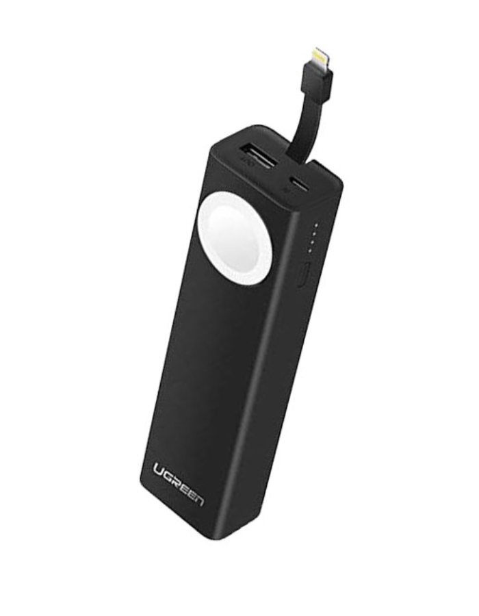Ugreen Power Bank 10.050 MAH W / Magnetic Charger for Apple Watch - Black