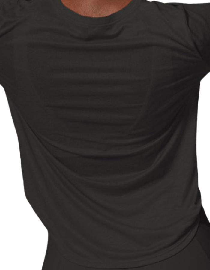 SHOPIQAT Women's Round Neck Curved Hem Long Sleeve Sports Top Quick Dry Breathable Yoga Cover Up - Premium  from shopiqat - Just $5.650! Shop now at shopiqat