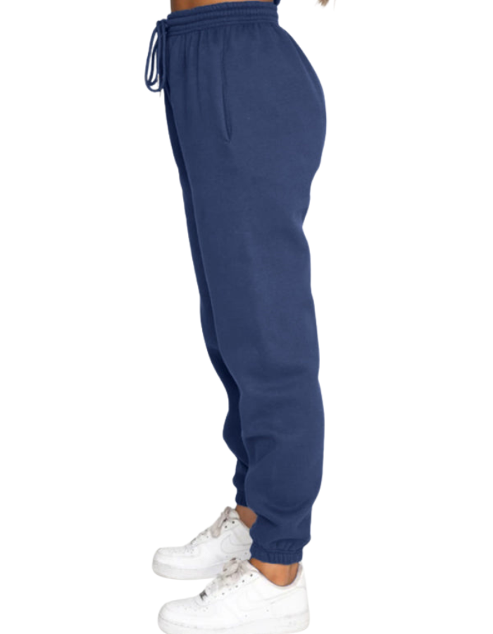 SHOPIQAT Women's New Solid Colour Round Fashionable Casual Collar Pullover Long Sleeve Trousers Sweater Suit - Premium  from shopiqat - Just $13.750! Shop now at shopiqat