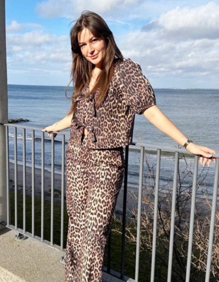SHOPIQAT New Women's Animal Print Casual Two-Piece Set - Premium  from shopiqat - Just $11.750! Shop now at shopiqat