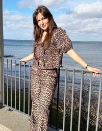 SHOPIQAT New Women's Animal Print Casual Two-Piece Set - Premium  from shopiqat - Just $11.750! Shop now at shopiqat