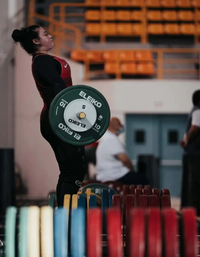 Eleiko IWF Weightlifting Competition Single Plate - 15 kg - Premium  from shopiqat - Just $170! Shop now at shopiqat