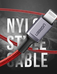 Ugreen USB-C To Lightning Cable 1M - Red