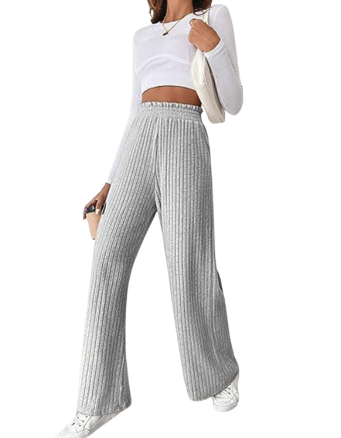 SHOPIQAT Women's Casual Loose Knitted Pants - Premium  from shopiqat - Just $9.750! Shop now at shopiqat