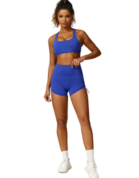 SHOPIQAT New Drawstring Breathable Solid Colour Yoga Bra - Premium  from shopiqat - Just $8.600! Shop now at shopiqat
