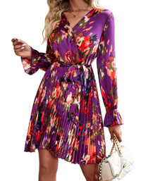 SHOPIQAT Printed Temperament Elegant Dress - Premium Dresses from shopiqat - Just $10.600! Shop now at shopiqat