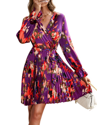 SHOPIQAT Printed Temperament Elegant Dress - Premium Dresses from shopiqat - Just $10.600! Shop now at shopiqat