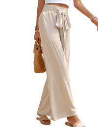 SHOPIQAT New Summer Loose Casual Wide-Leg Solid Colour Trousers - Premium  from shopiqat - Just $10.250! Shop now at shopiqat