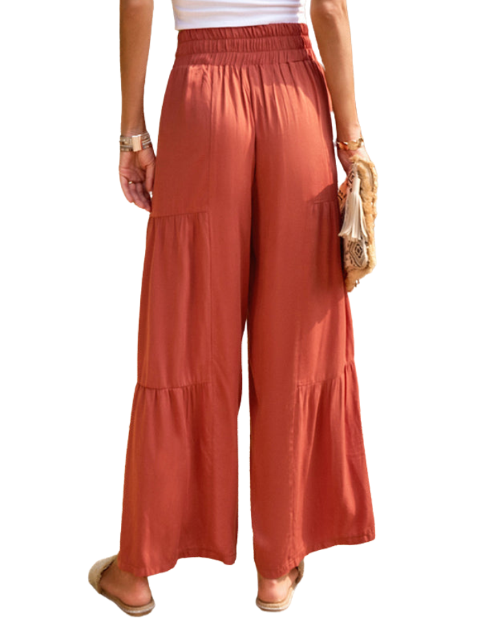 SHOPIQAT New Summer Loose Casual Wide-Leg Solid Colour Trousers - Premium  from shopiqat - Just $10.250! Shop now at shopiqat