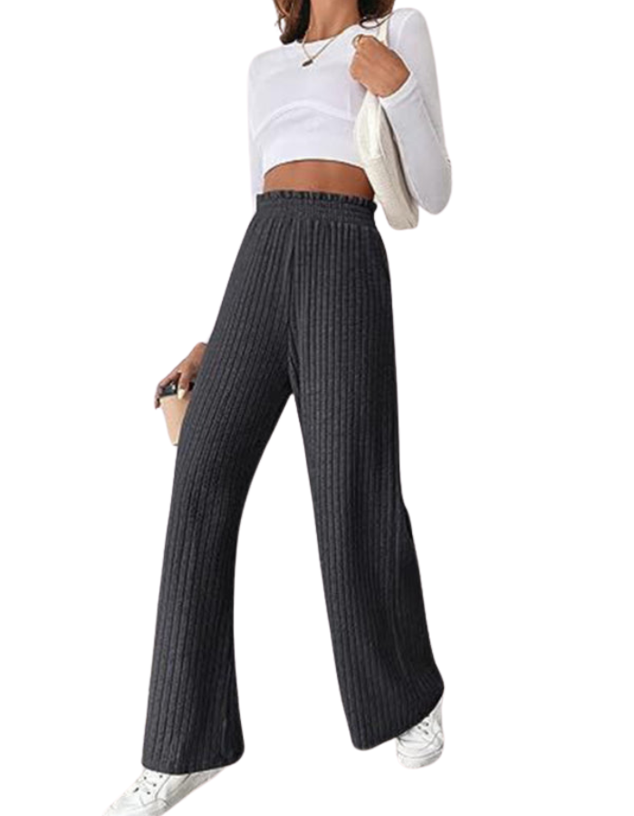SHOPIQAT Women's Casual Loose Knitted Pants - Premium  from shopiqat - Just $9.750! Shop now at shopiqat