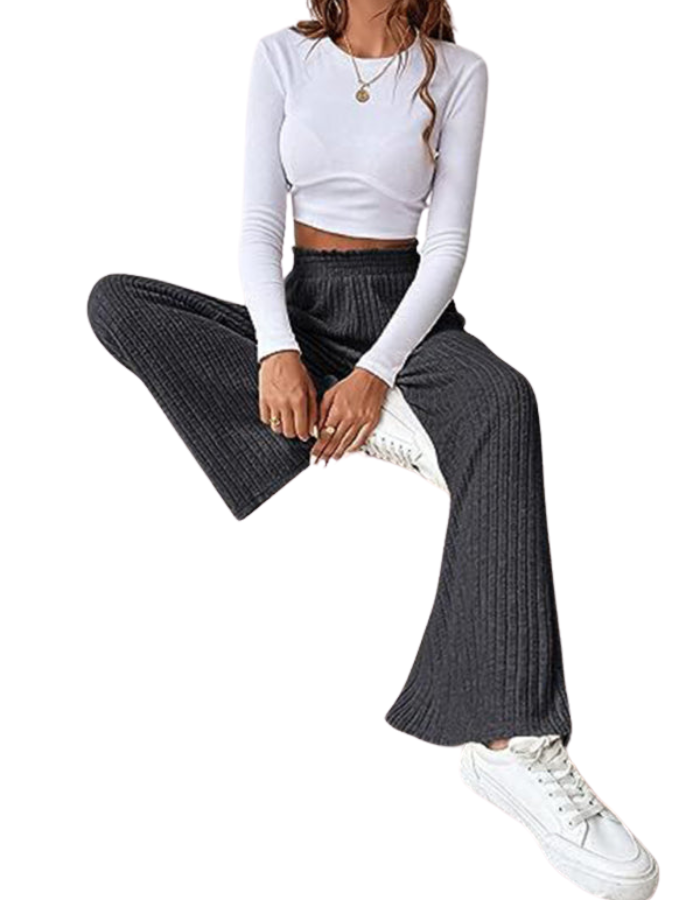 SHOPIQAT Women's Casual Loose Knitted Pants - Premium  from shopiqat - Just $9.750! Shop now at shopiqat