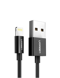 Ugreen Lightning To USB 2.0 A Male Cable  2m - Black