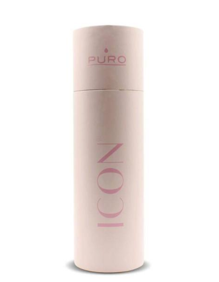 Puro Icon Fluo Stainless Steel Bottle 500ml - Candy Pink