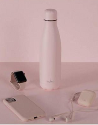 Puro Icon Fluo Stainless Steel Bottle 500ml - Candy Pink