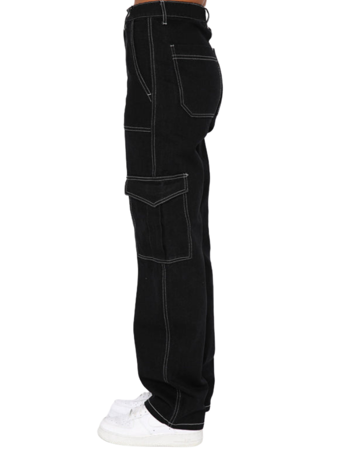 SHOPIQAT Women's Fashionable Patchwork Straight Multi-Pocket Overalls - Premium  from shopiqat - Just $11.500! Shop now at shopiqat