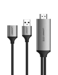 Ugreen USB To HDMI Digital AV Adapter 1.5M - Grey