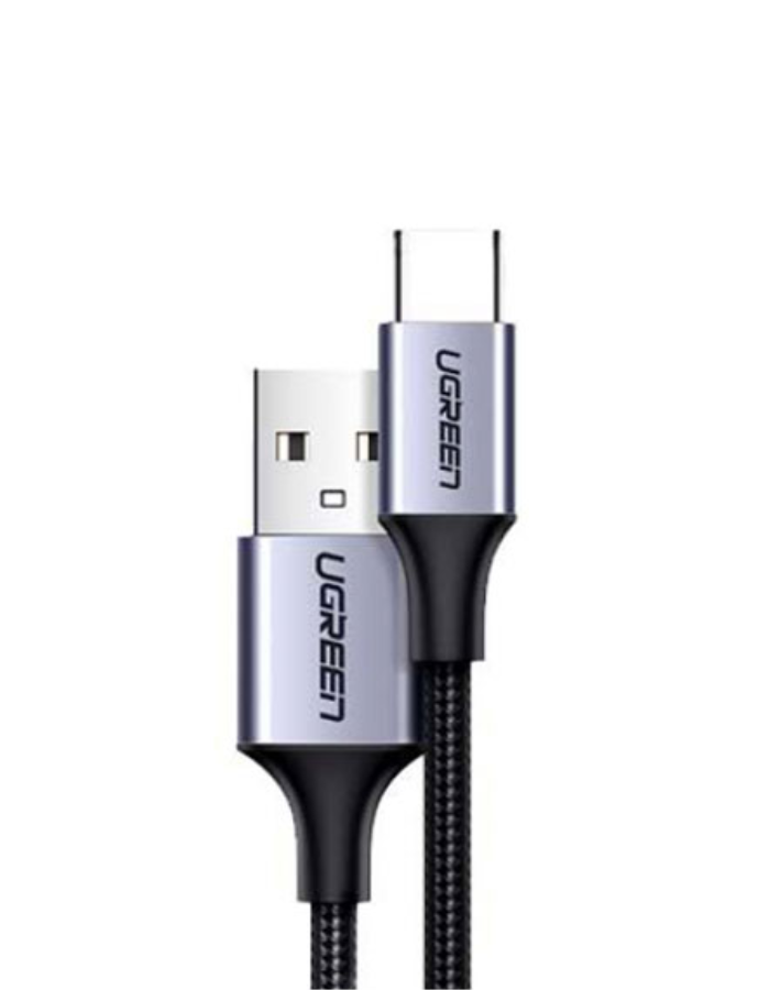 Ugreen USB Type C Cable Nylon Braided 2M - Black