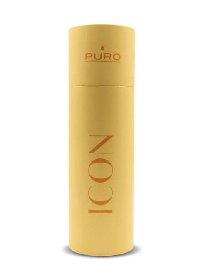 Puro Icon Fluo Stainless Steel Bottle 500ml - Yellow