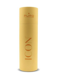 Puro Icon Fluo Stainless Steel Bottle 500ml - Yellow