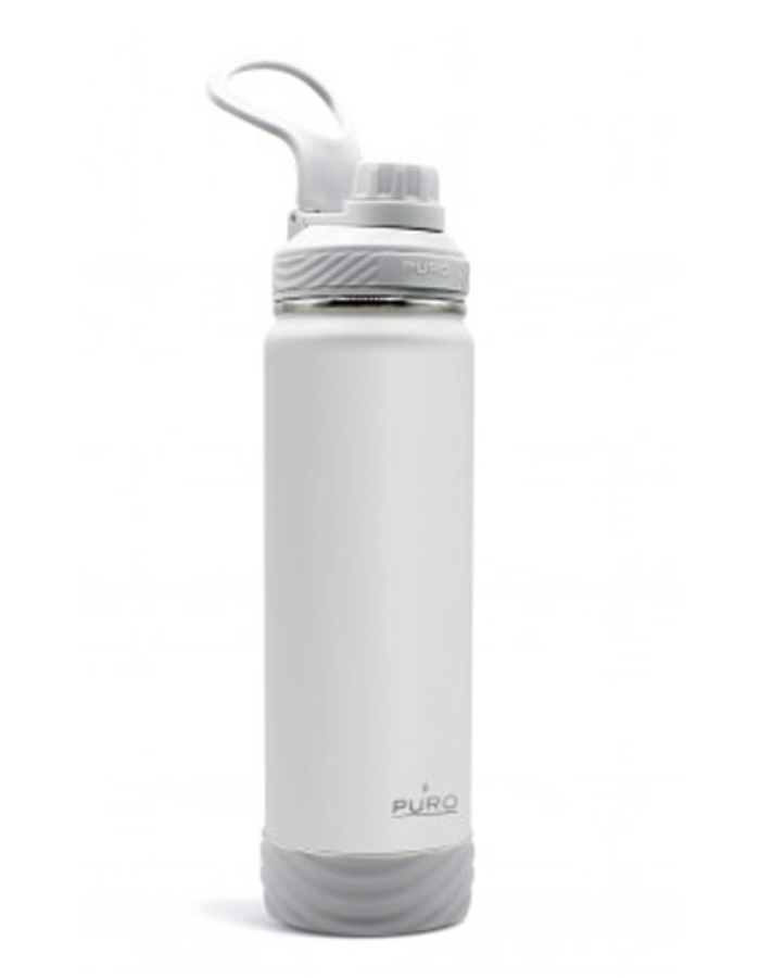 Puro Bottle Outdoor Stainless Steel Powder 500ml, Grey