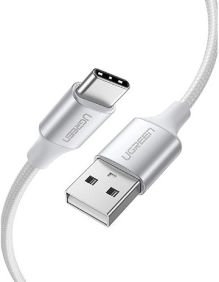Ugreen USB Type-C Cable Nylon Braided 2m - White