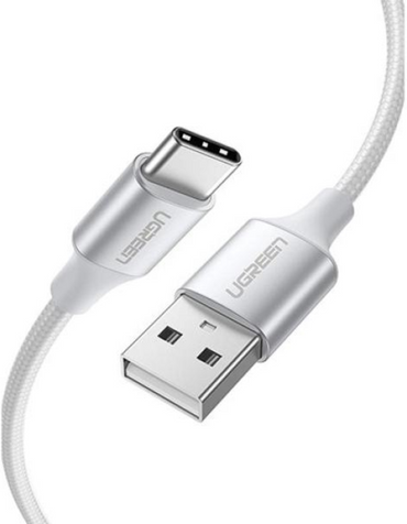 Ugreen USB Type-C Cable Nylon Braided 2m - White