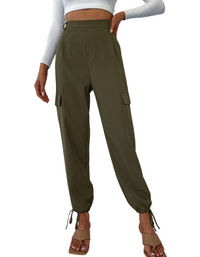 SHOPIQAT Women's Solid Colour Casual Pants - Premium  from shopiqat - Just $9.200! Shop now at shopiqat