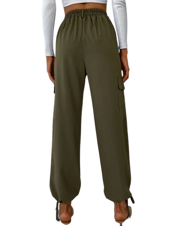 SHOPIQAT Women's Solid Colour Casual Pants - Premium  from shopiqat - Just $9.200! Shop now at shopiqat
