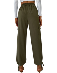 SHOPIQAT Women's Solid Colour Casual Pants - Premium  from shopiqat - Just $9.200! Shop now at shopiqat