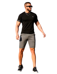 SHOPIQAT Men's Skinny Plaid Plus Size Casual Shorts - Premium  from shopiqat - Just $7.200! Shop now at shopiqat
