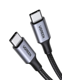 Ugreen USB-C 3.1 M/M Gen 2 5A Cable with Braided 1M - Black