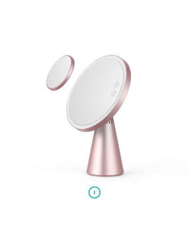 Hypnotek Lighted Makeup Mirror with Bluetooth Speaker Moon Mirror