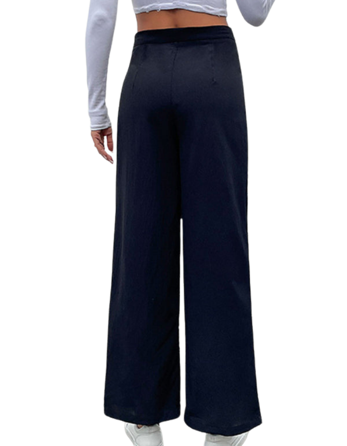 SHOPIQAT Women's Cross-Border Slim Button Casual Pants - Premium  from shopiqat - Just $8.750! Shop now at shopiqat